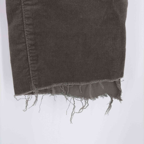 マザー mother CORDUROY INSIDER CROP STEP FRAY カットオフコーデュロイパンツ レディース 25