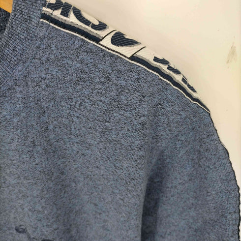 アシックス ASICS 00s イタリア製 Y2K ロゴ刺繍 ボックスシルエット クルーネックtシャツ レディース 14