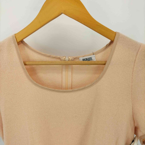 フォクシー FOXEY 素材切替カシミヤニットワンピース レディース JPN:40