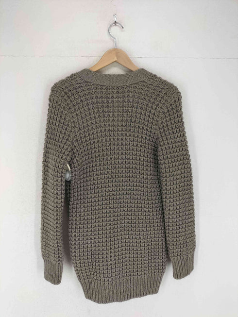 ルイヴィトン LOUIS VUITTON ニット ウール ロングカーディガン 長袖 Vネック レディース JPN:S