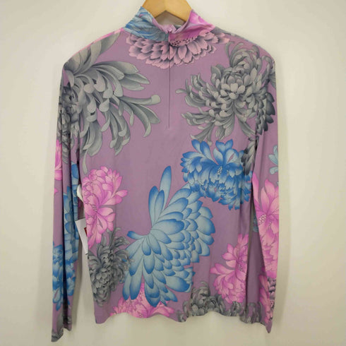 レオナール LEONARD 花柄ハイネックカットソー レディース 40
