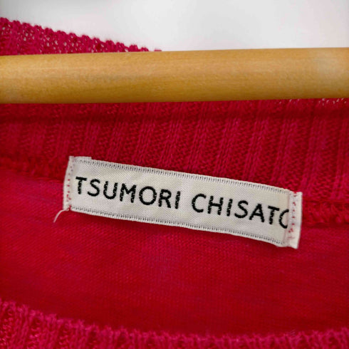 ツモリチサト TSUMORI CHISATO パネル切替リネンニット レディース JPN:2