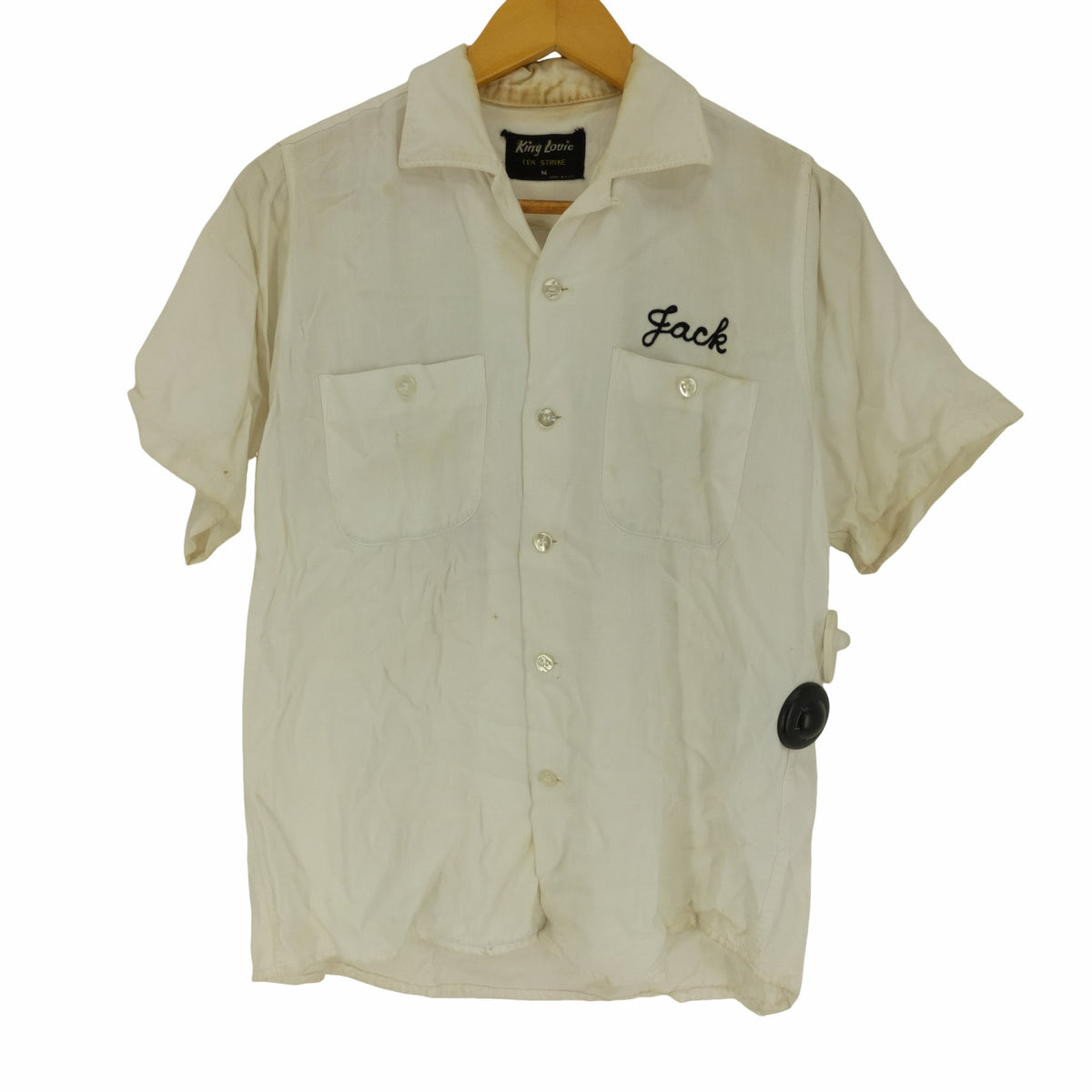 King Louie Ten Strike 刺繍ボウリングシャツ S相当 日本製 キングルイ