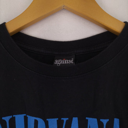 AGAINST 両面プリント S/S Tシャツ メンズ import:L