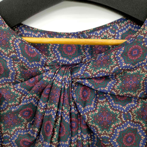 ドゥーズィエムクラス DEUXIEME CLASSE 総柄シルクワンピース レディース