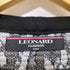 レオナール LEONARD ペイズリー柄 FASHION ヴィンテージ セットアップ ノーカラージャケット タイトスカート レディース 11AR