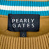 パーリーゲイツ PEARLY GATES ゴルフウェア レタードニット セーター 長袖 クルーネック ロゴ カシミヤ混 レディース JPN:0