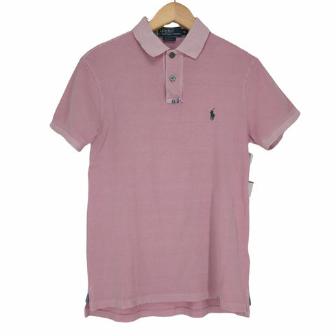 ポロバイラルフローレン Polo by RALPH LAUREN ポニー刺繍鹿の子地ポロシャツ メンズ JPN:L