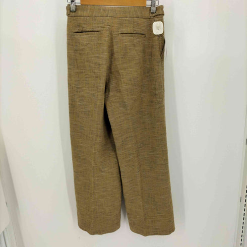 キャバン CABaN 21SS ストレッチ ネップ クロス ピンタック ワイド パンツ レディース JPN:S