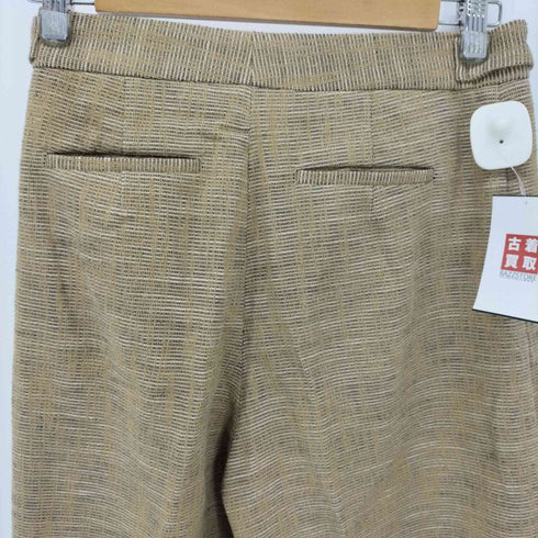 キャバン CABaN 21SS ストレッチ ネップ クロス ピンタック ワイド パンツ レディース JPN:S