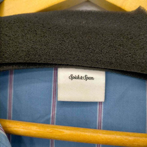 スピックアンドスパン Spick and Span 21SS コットンシルクノースリーブシャツワンピース レディース FREE