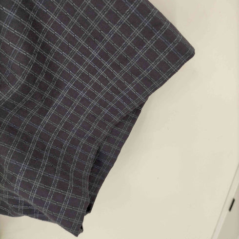 リドム LIDnM Super130s WINDOW CHECK H/S メンズ JPN:M