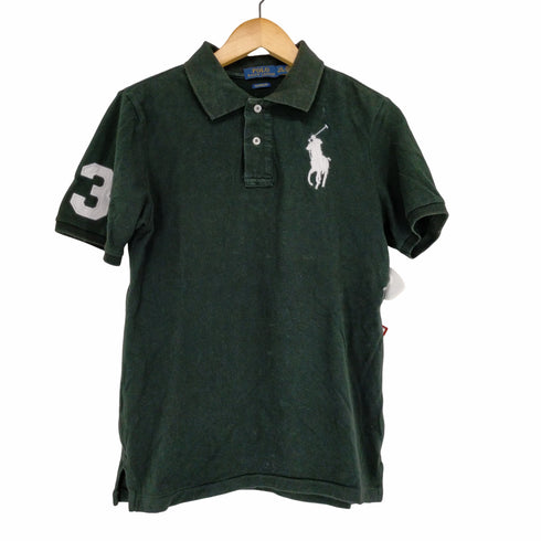 ポロバイラルフローレン Polo by RALPH LAUREN ビッグポニー刺繍ポロシャツ メンズ L/G(14-16)