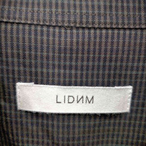 リドム LIDnM Super130s Vintage Check Shirt メンズ JPN:S