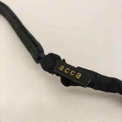 アッカ acca フラワー コサージュ ベロア カチューシャ レディース