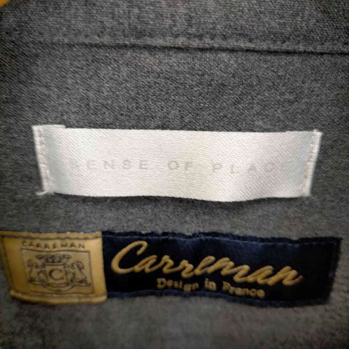 センスオブプレイス SENSE OF PLACE CARREMANシャツ メンズ JPN:M