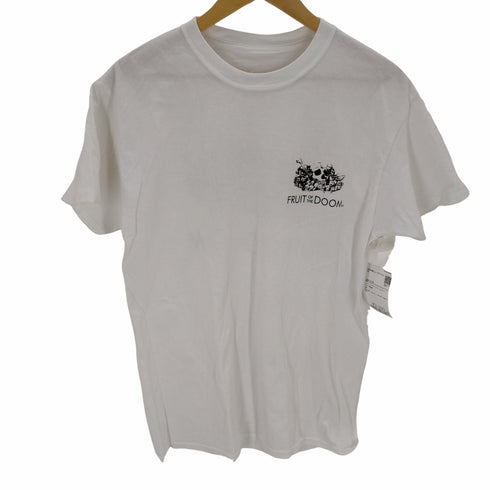 FRUIT OF THE DOOM スカルプリントクルーネックTシャツ メンズ