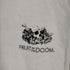 FRUIT OF THE DOOM スカルプリントクルーネックTシャツ メンズ