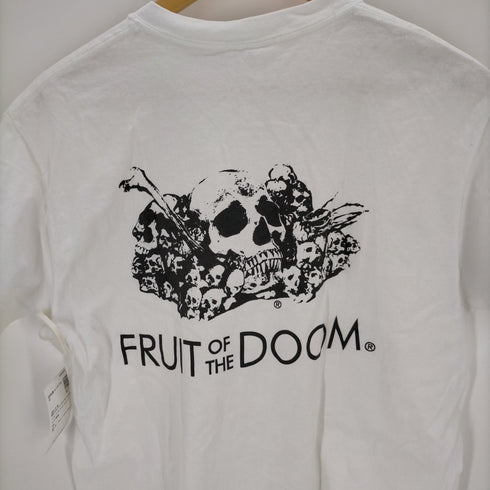 FRUIT OF THE DOOM スカルプリントクルーネックTシャツ メンズ