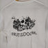 FRUIT OF THE DOOM スカルプリントクルーネックTシャツ メンズ