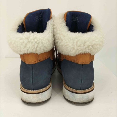 コールハーン COLE HAAN ゼログランド エクスプロー ハイカー ウォータープルーフ ブーツ ショート フラット レースアップ スエード バイカラー レディース 6 1/2 B