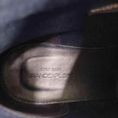 コールハーン COLE HAAN ゼログランド エクスプロー ハイカー ウォータープルーフ ブーツ ショート フラット レースアップ スエード バイカラー レディース 6 1/2 B