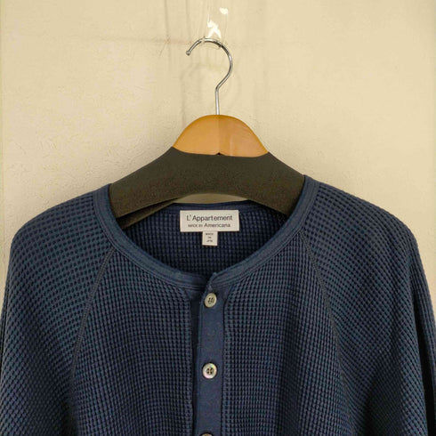 アパルトモンドゥーズィエムクラス LAppartement DEUXIEME CLASSE アパルトモン別注 Thermal relax T カットソー 長袖 ワッフル ヘンリーネック レディース FREE