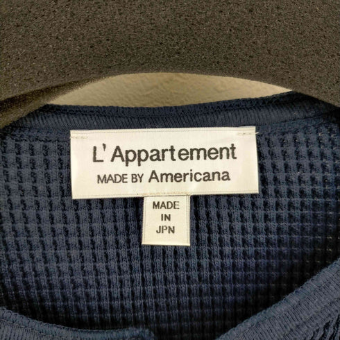 アパルトモンドゥーズィエムクラス LAppartement DEUXIEME CLASSE アパルトモン別注 Thermal relax T カットソー 長袖 ワッフル ヘンリーネック レディース FREE