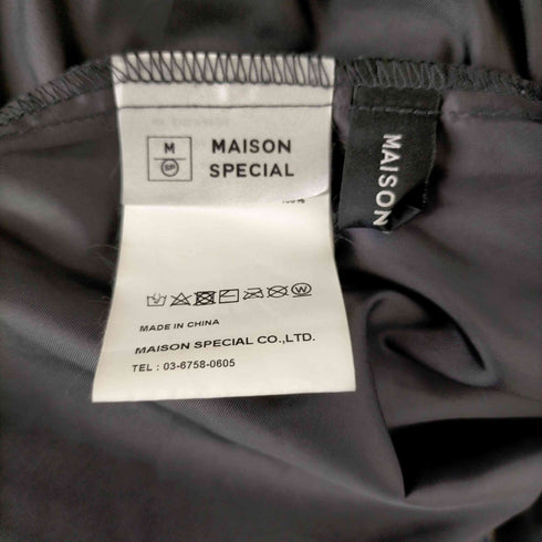 メゾンスペシャル MAISON SPECIAL フリンジベアワンピース レディース FREE