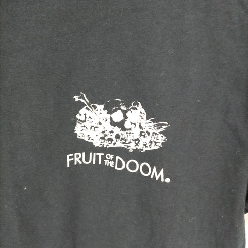 FRUIT OF THE DOOM スカルプリントクルーネックTシャツ メンズ