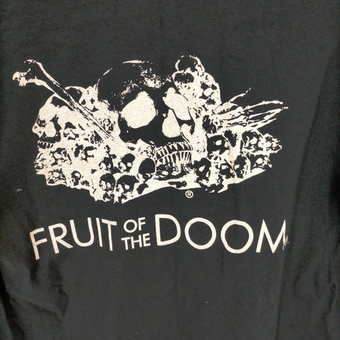 FRUIT OF THE DOOM スカルプリントクルーネックTシャツ メンズ