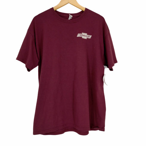 ジャージーズ JERZEES 企業ロゴ 両面プリント半袖Tシャツ メンズ JPN:XL