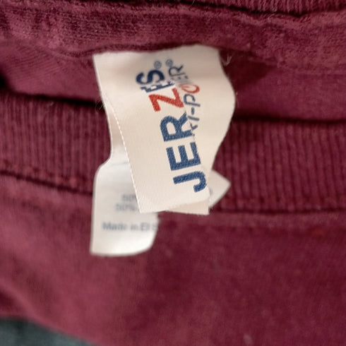 ジャージーズ JERZEES 企業ロゴ 両面プリント半袖Tシャツ メンズ JPN:XL