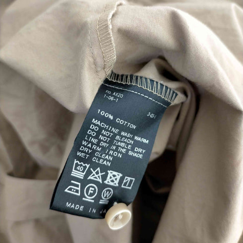 パン PAN 19SS シャツ 無地 長袖 レディース