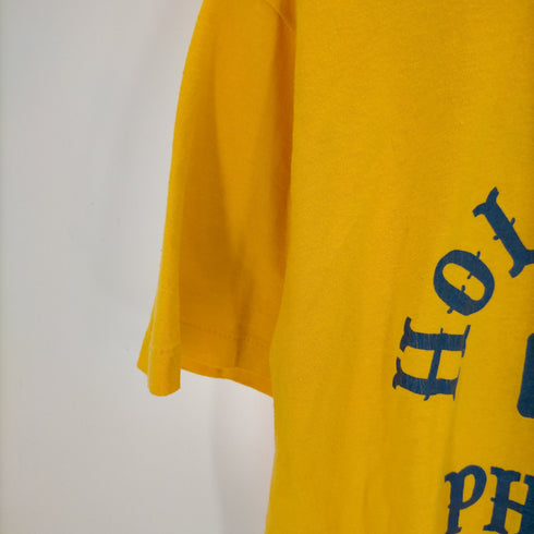 ラッセルアスレチック RUSSELL ATHLETIC USA製 80-90S シングルステッチ holy family 3段ラバープリント メンズ JPN:M