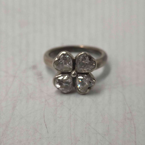 ナラカミーチェ NARACAMICIE Silver 刻印 フラワー モチーフ リング レディース 9号
