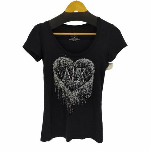 アルマーニエクスチェンジ ARMANI EXCHANGE 装飾Tシャツ ラメ レディース XS