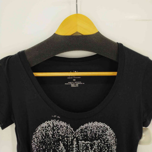 アルマーニエクスチェンジ ARMANI EXCHANGE 装飾Tシャツ ラメ レディース XS