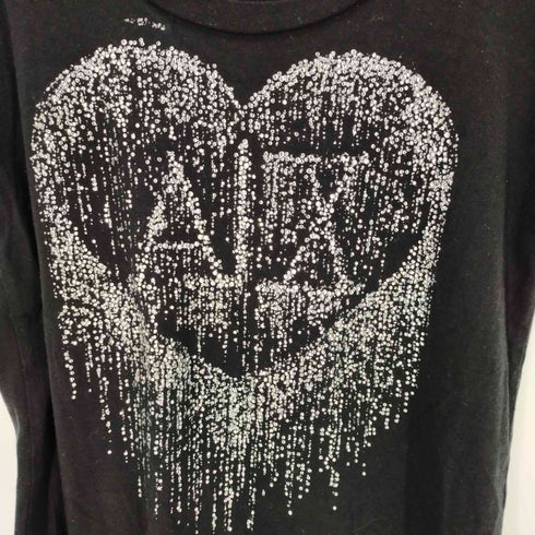 アルマーニエクスチェンジ ARMANI EXCHANGE 装飾Tシャツ ラメ レディース XS