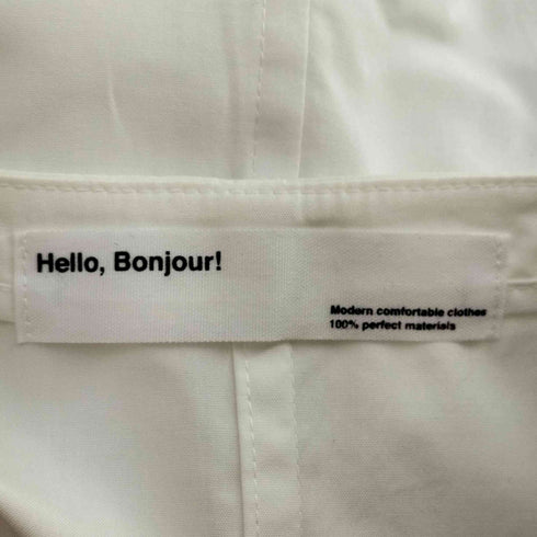 アパルトモンドゥーズィエムクラス LAppartement DEUXIEME CLASSE Hello Bonjour ハローボンジュール V Neck Shirts Onepiece レディース