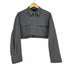 ザラ ZARA CROPPED GABARDINE SHIRT レディース JPN:M