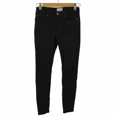 アクネストゥディオズ ACNE STUDIOS SKIN 5 BLACK スキニーデニムパンツ レディース 26/32