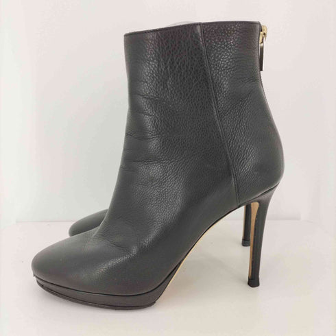 ジミーチュウ JIMMY CHOO レザー ピンヒール ショート ブーツ レディース EUR:35