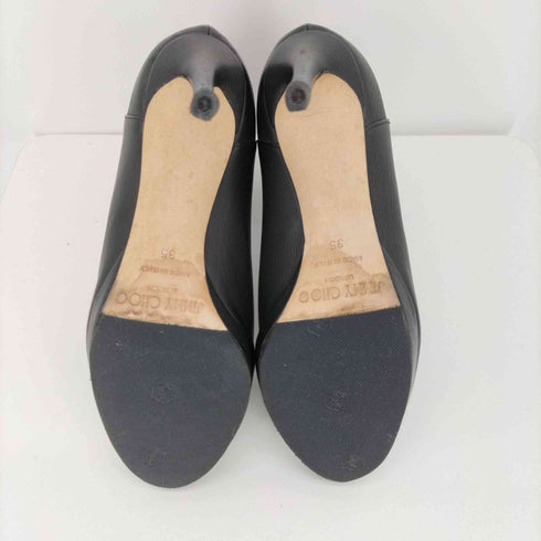 ジミーチュウ JIMMY CHOO レザー ピンヒール ショート ブーツ レディース EUR:35