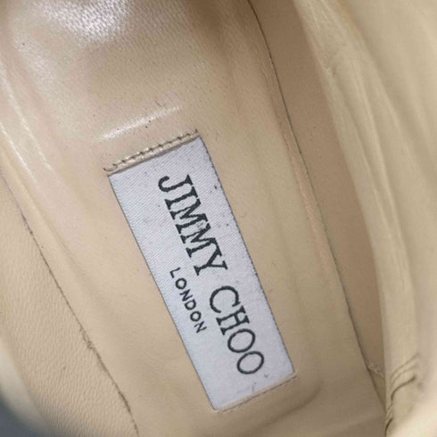 ジミーチュウ JIMMY CHOO レザー ピンヒール ショート ブーツ レディース EUR:35