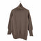 cantare 19AW タートルネックニット セーター プルオーバー 長袖 サイドボタン カシミヤ ウール混 レディース JPN:42