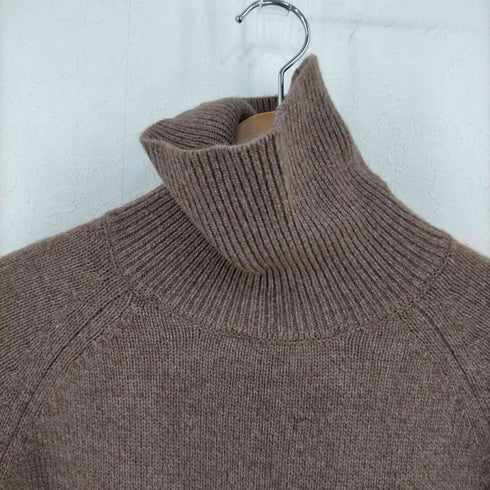 cantare 19AW タートルネックニット セーター プルオーバー 長袖 サイドボタン カシミヤ ウール混 レディース JPN:42