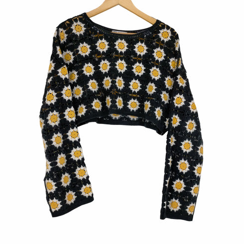 ザラ ZARA クロップドクロシェニット レディース JPN:L
