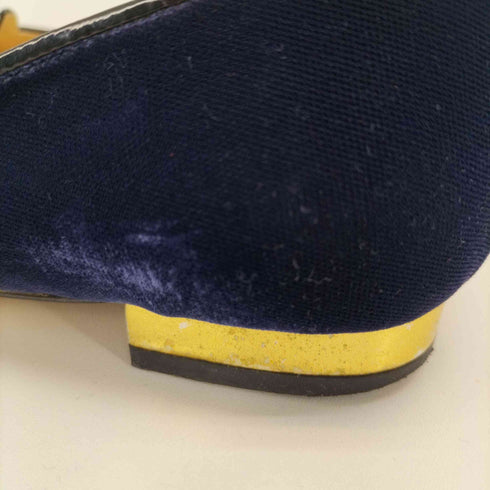 シャーロットオリンピア CHARLOTTE OLYMPIA KITTY FLATS ベロア キャット 刺繍 フラット パンプス レディース EUR:35