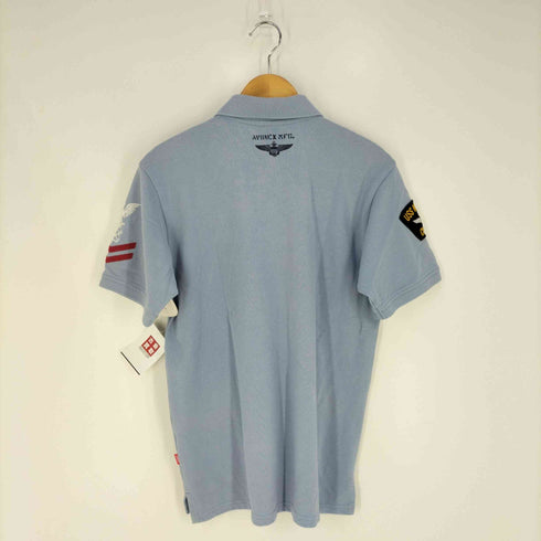 アヴィレックス AVIREX NAVAL PATCHED POLO SHIRT ネイバルパッチポロシャツ メンズ import:M